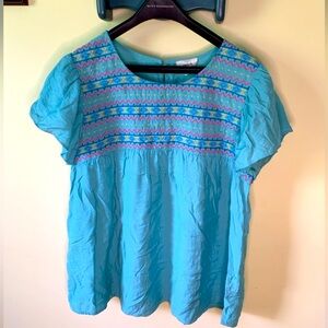 Adorable Blue Top 1XL
